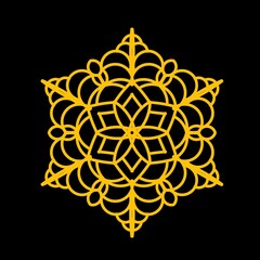 Simple Mandala Shapes, Mandala Vector. Flower. Outline. Decorative antique elements. Oriental pattern, vector illustration. Islamic, Arabic, Indian, Moroccan, Spanish, Turkish, Pakistani, Asia.