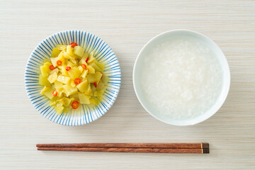 spicy salad pickle cabbage or celery with sesame oil