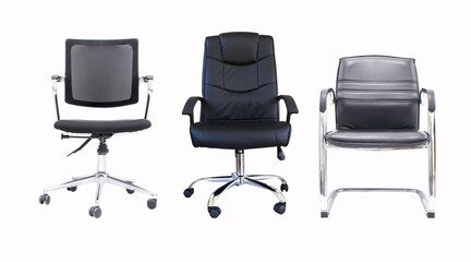  photo Chair structure empty swivel for office and player from vertical with cloth seats for...