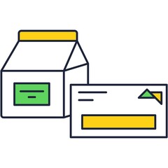 Brand design vector and branding flat icon