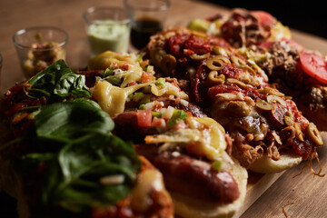 chop with vegetables