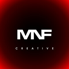 MNF Letter Initial Logo Design Template Vector Illustration