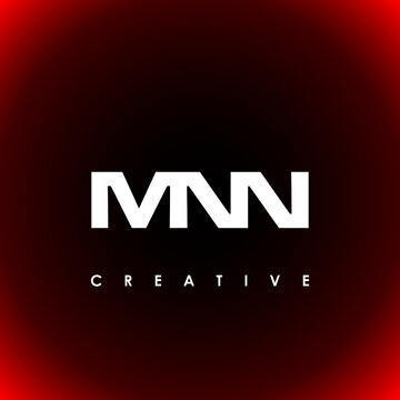 MNN Letter Initial Logo Design Template Vector Illustration