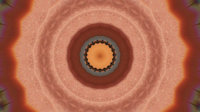 Kaleidoscope stock video footage, hypnotic spiral background.