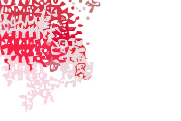 Red and white dynamic background. Abstract vector. Modern geometric design. 2D rendering digital illustration.