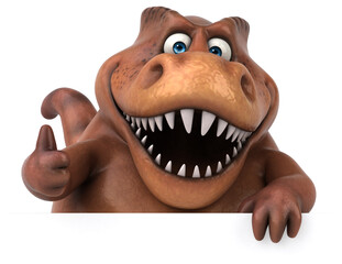 Fun Trex - 3D Illustration © Julien Tromeur