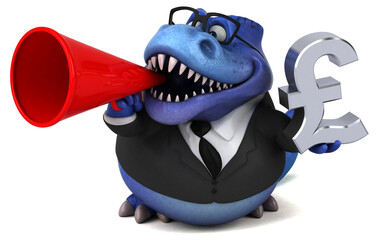 Fun trex - 3D Illustration © Julien Tromeur