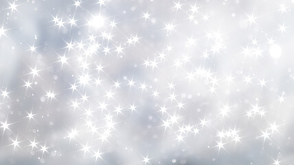 blue snowfall bokeh background, abstract snowflake background on blurred abstract blue