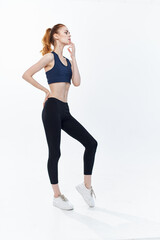 woman in sports uniform fitness energy lifestyle workout cardio