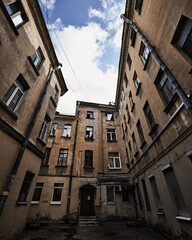 Obraz premium courtyards of the city of St. Petersburg