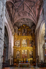 Interior of San Miguel church in Jerez de la Frontera in Andalusia, Spain