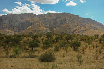 mountains Tuttybulak in Shymkent