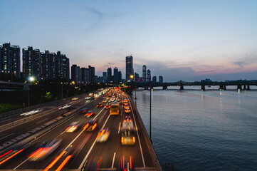 view of the city