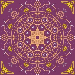 HD abstract backgrounds and textures with colorful abstract art creations, seamless repeat pattern of ethnic or batik decoration texture (jpg only)