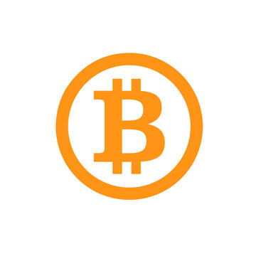 Bitcoin logo illustrator vector crypto