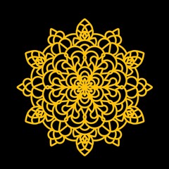 Simple Mandala Shapes, Mandala. Outline. Decorative antique elements. Oriental pattern, illustration. Islamic, Arabic, Indian, Moroccan, Spanish, Turkish, Pakistani, Asia.