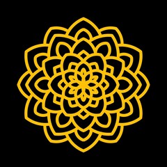 Simple Mandala Shapes, Mandala. Outline. Decorative antique elements. Oriental pattern, illustration. Islamic, Arabic, Indian, Moroccan, Spanish, Turkish, Pakistani, Asia.