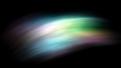 rainbow lights on black background