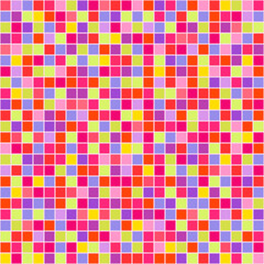 Tile texture. Seamless pattern. Checkered background. Abstract geometric wallpaper. Pretty colors. Print for polygraphy, posters, t-shirts and textiles. Doodle for design