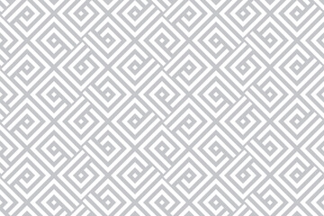 Abstract geometric pattern. A seamless vector background. White and gray ornament. Graphic modern pattern. Simple lattice graphic design.