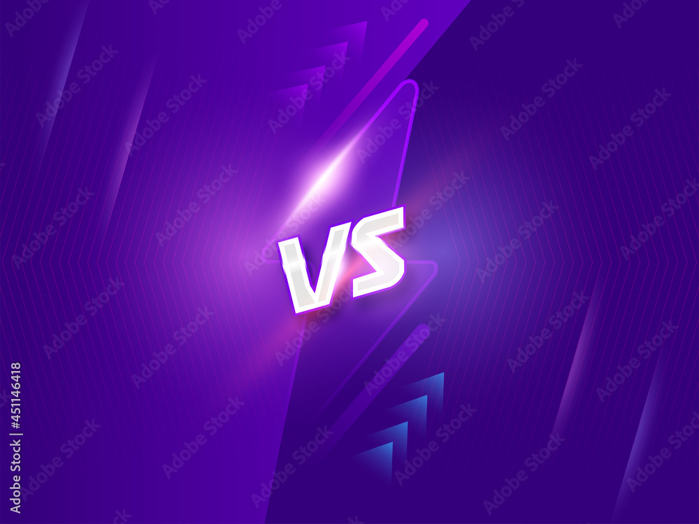 Poster versus screen abstract stripe pattern background in purple color.