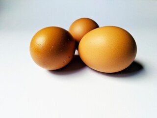 three eggs