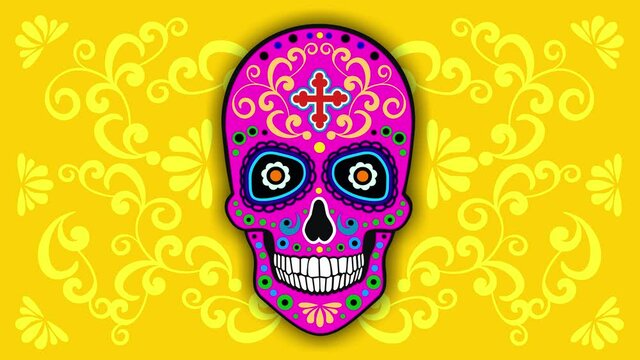 Holy Death, Day of the Dead, mexican sugar skull
