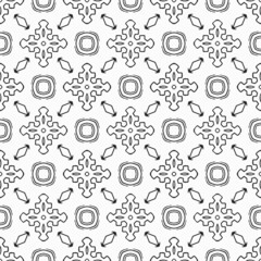Abstract shape seamless, ornament pattern ready to print