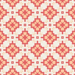 Seamless pattern ornament. Abstract shape modern design ready for print