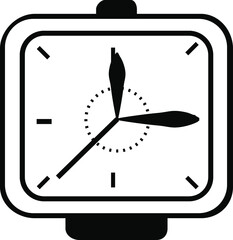 Alarm clock icon  design graphics vector