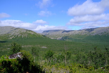 In the Khibiny Mountains, Murmansk Region, Russia