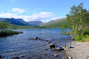 In the Khibiny Mountains, Murmansk Region, Russia
