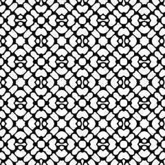Fototapeta premium Seamless vector pattern in geometric ornamental style. Black ornament.