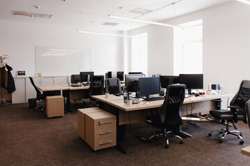 Modern Office Space Interior.