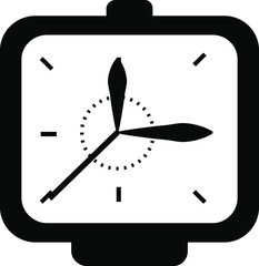 Alarm clock icon  design graphics vector