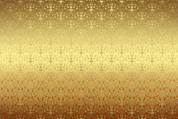 Golden Abstract  decorative paper texture  background  for  artwork  - Illustration
