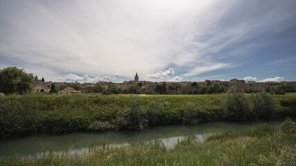 Fototapeta na wymiar View of the town of Bevagna