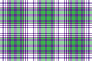 Plaid pattern seamless. Check fabric texture. Stripe square background. Vector textile design.