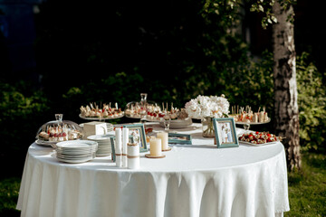 wedding table setting