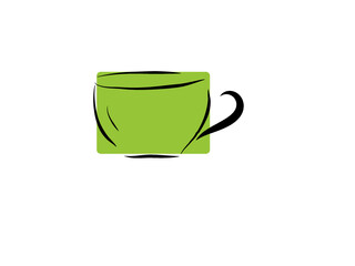 green cup