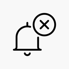close notification vector icon