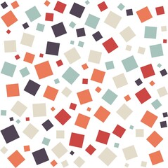 Colorful geometric squares background. Abstract pattern background. Shapes pattern. Colorful wrapping paper.