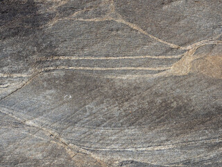 Folding texture on rocks