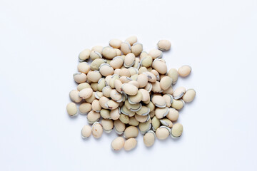 Val beans also known as Lima Beans or Pawata, Phaseolus lunatus Satara, Maharashtra, India