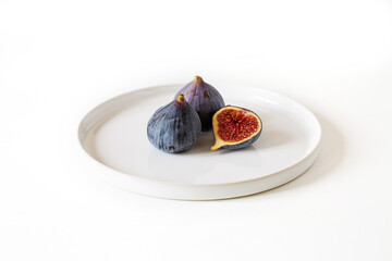 Two whole figs and one half