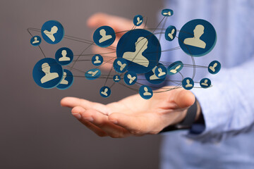 Abstract technology group and data