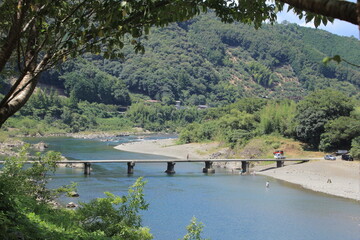 高知県四万十市　長生沈下橋