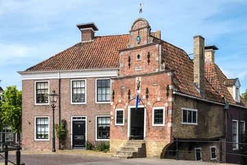 Foto op Canvas The Korendragershuisje in Franeker, Friesland Province, The Netherlands © Holland-PhotostockNL