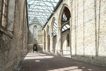 Ruin of the Broerekerk in Bolsward, The Netherlands