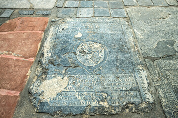Ruin of the Broerekerk in Bolsward, The Netherlands